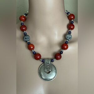 20-1/2 inch African Inspired bead Necklace NWOT
